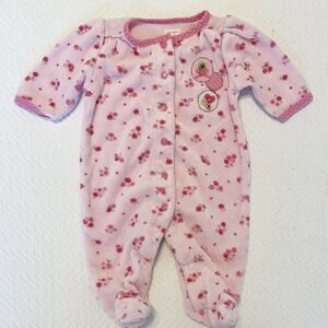 Baby Girl Clothes Vintage Carter's Newborn Pink Floral